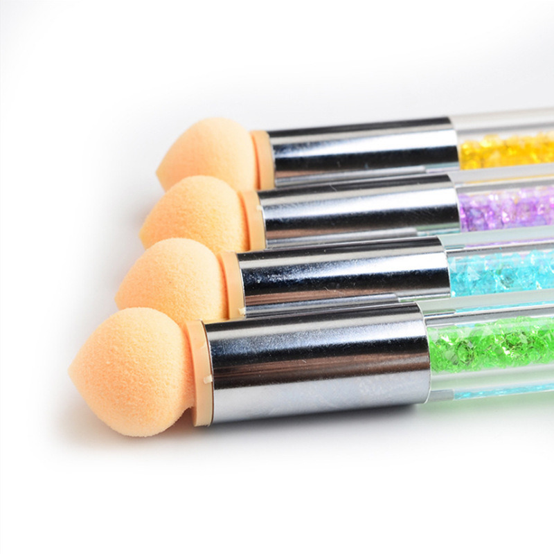 Dual Sponge Heads Gel Polish Color Gradient Nail Brush Pen