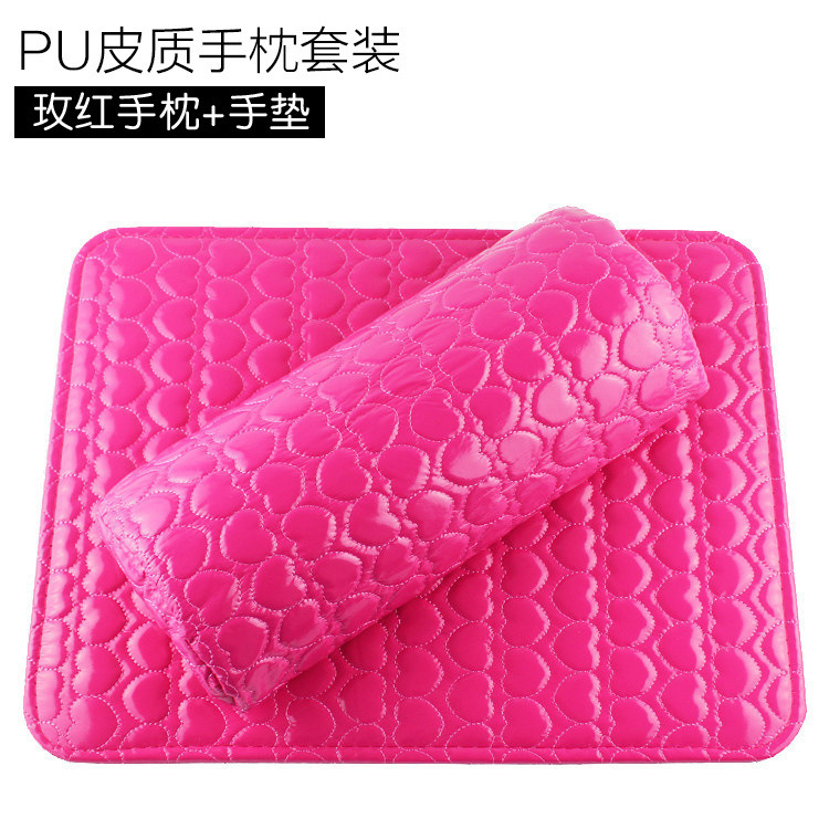 Cushion Holder Soft PU Leather Arm Pillow with Table Cover