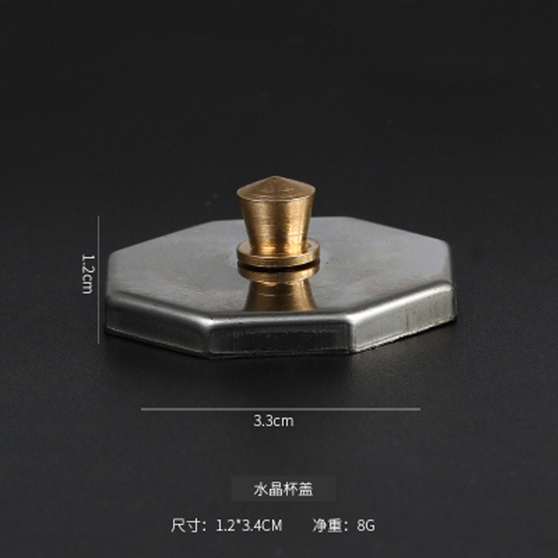 Glass Dish Bowl with Cap Liquid Powder Nail Art Tools