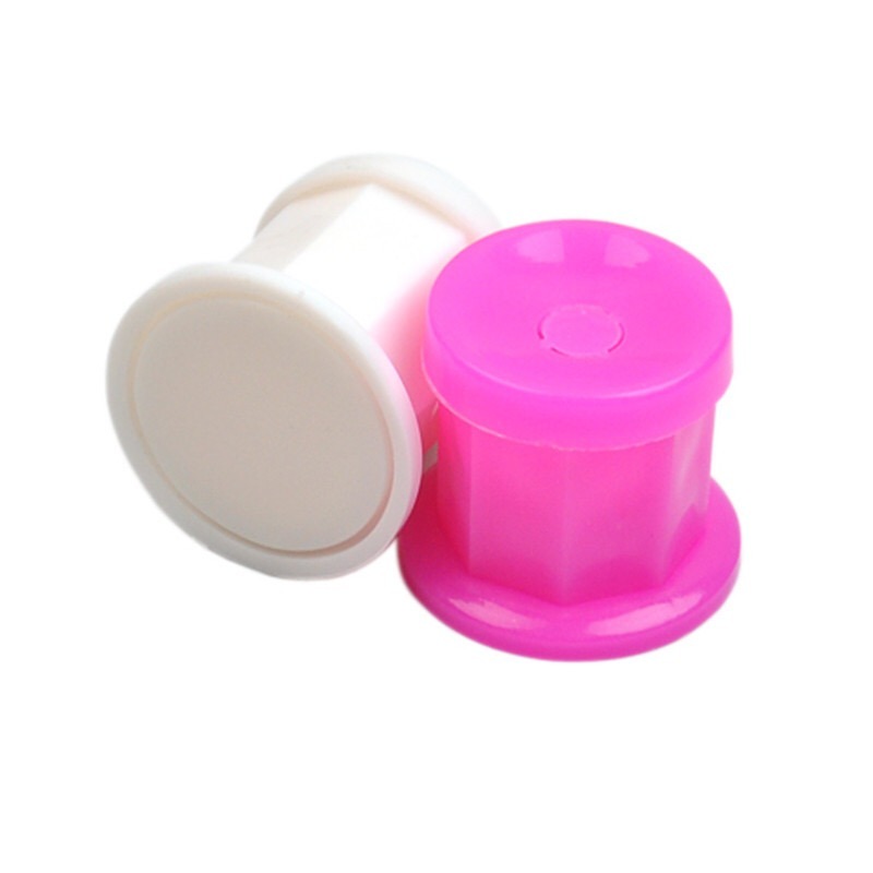 Plastic Nail Art Dappen Dish Case Nail Liquid Powder Tool