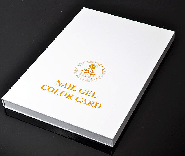 Nail Gel Color Card Chart Nail Polish Display Box