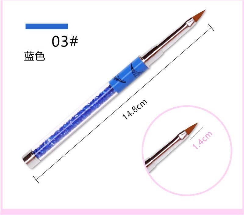 Nail Art Brush Tools Set Builder Painting Drawing Brushes Pens