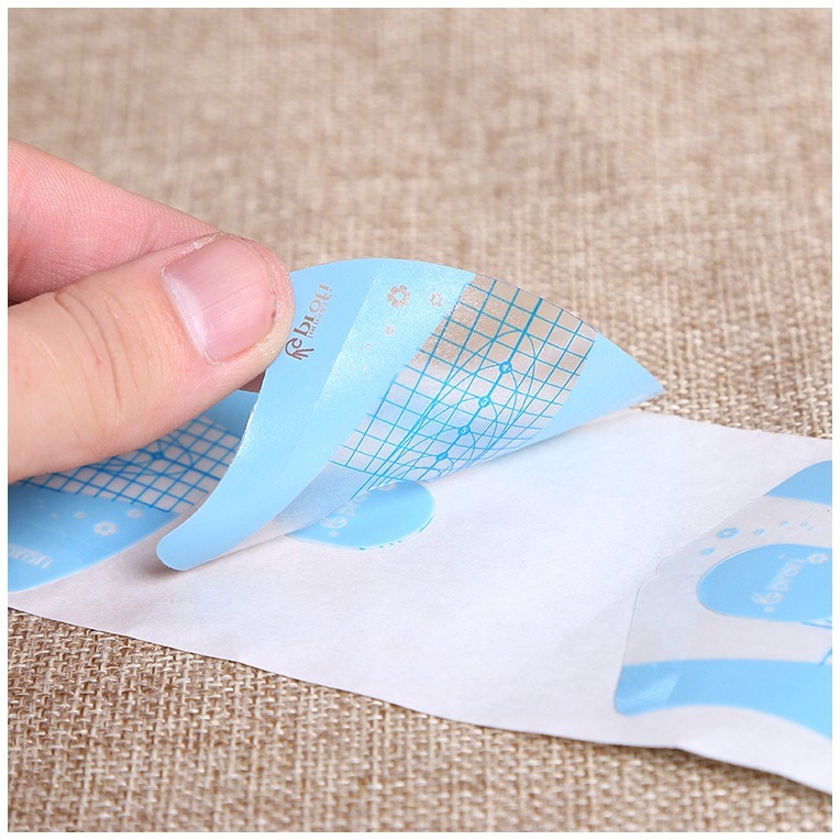 Self-Adhesive Nail Forms Stick Paper Extension for Nail Art Decorations