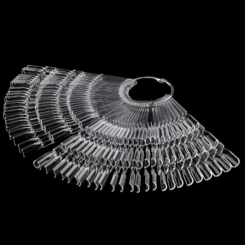 Fan Shape Color Display Natural Chart for Polish Color Display
