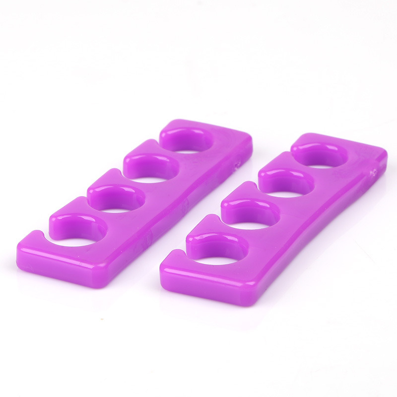 2PCS Soft Silicone Toe Separator Flexible Finge Nail Tool