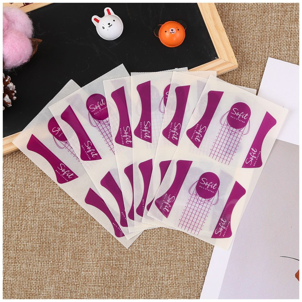 French Nail Form Acrylic UV Gel Nail Extension Nail Sticker