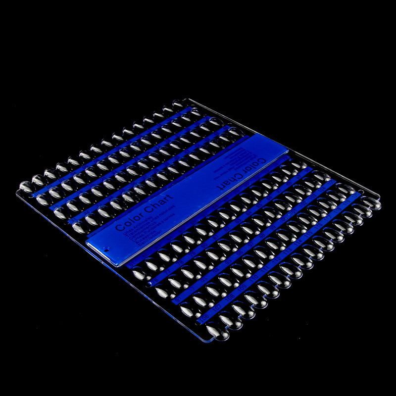 Nail Art Tips Color Chart Display Polish Practice Palette Stand