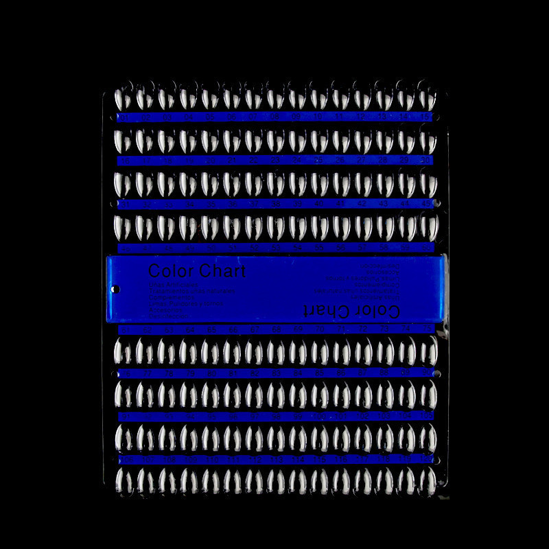 Nail Art Tips Color Chart Display Polish Practice Palette Stand