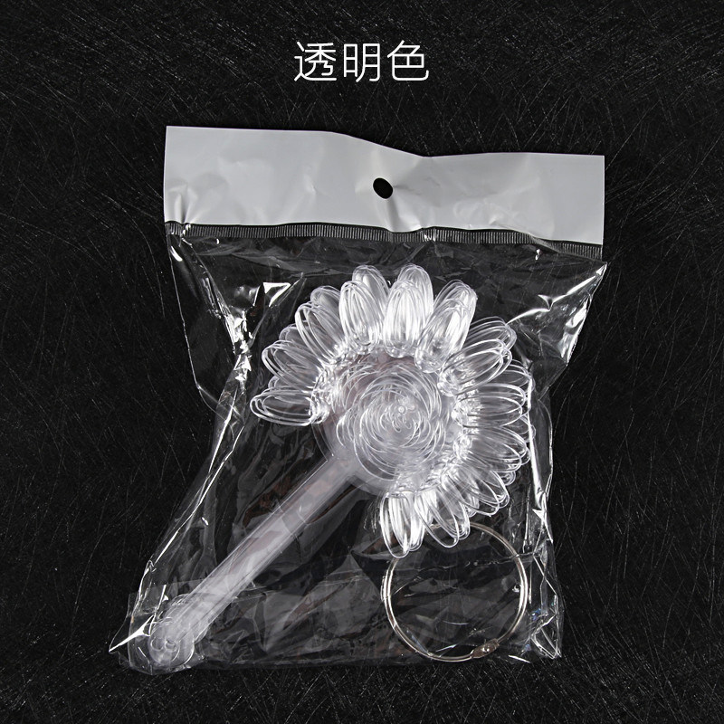 Fan Practice Wheel Board Natural Clear Color Chart Nail Tool