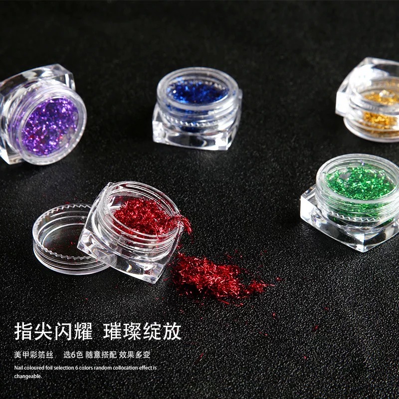 Fashionable Foil Jewelry Strip Nail Art 3D Nail Decoration Accessories