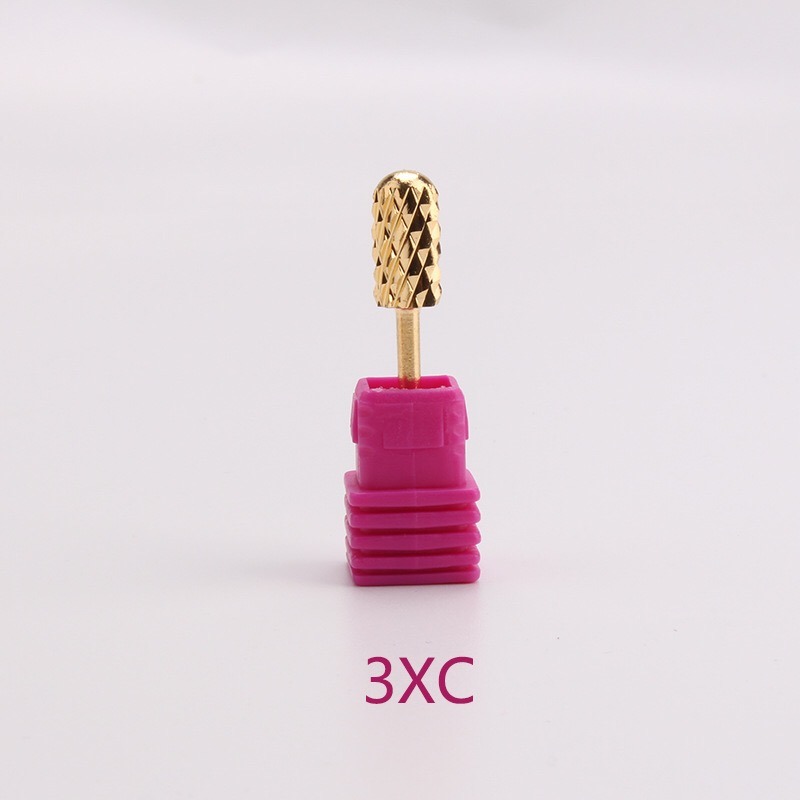 Gold Nail Drill Bit Burr Cutter Manicure Nail Art Tools