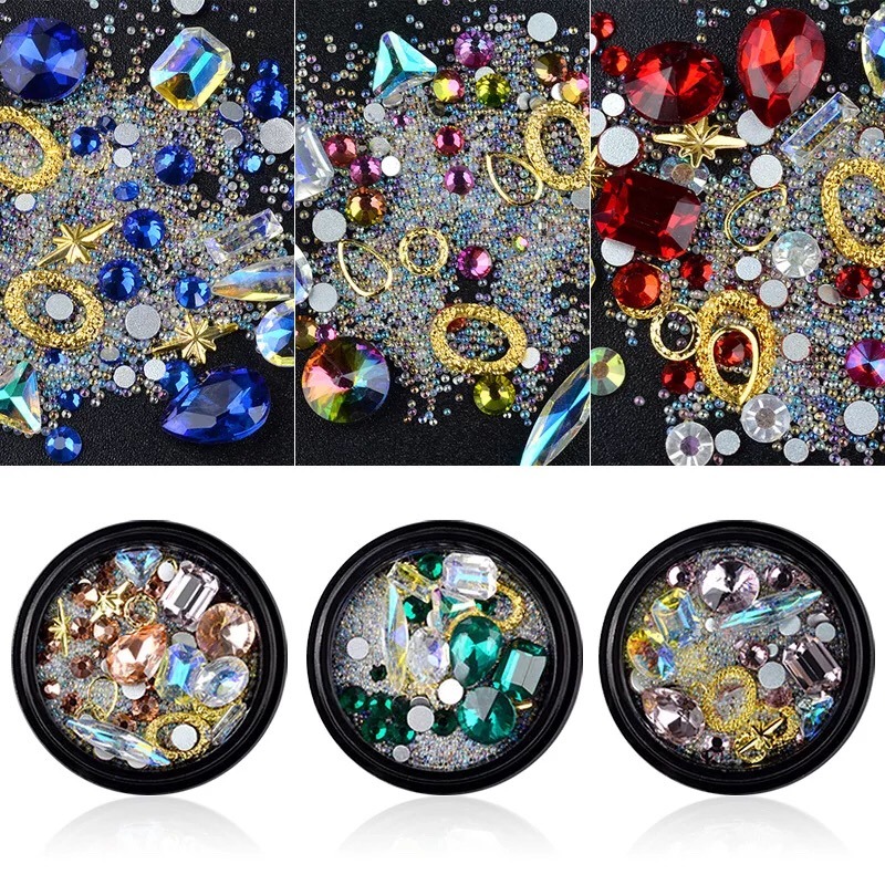 Mixed Nail Jewelry Diamond for Nail Art Decorations