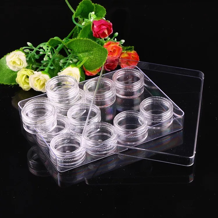 Nail Art Crystal Stone 5g Case Set for Nail Decorations