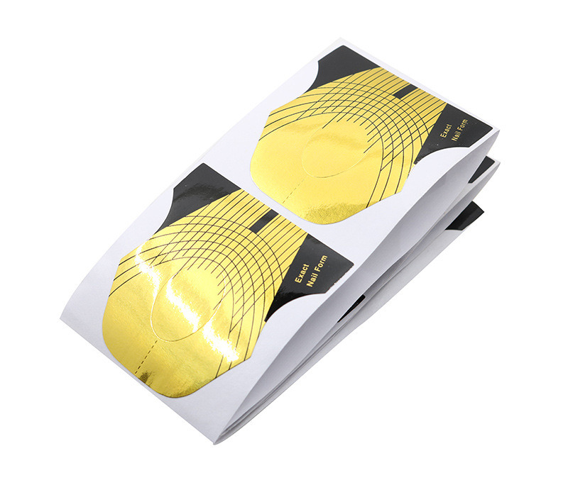 French Nail Forms Gel Polish Extension Forms Nail Art Decoration