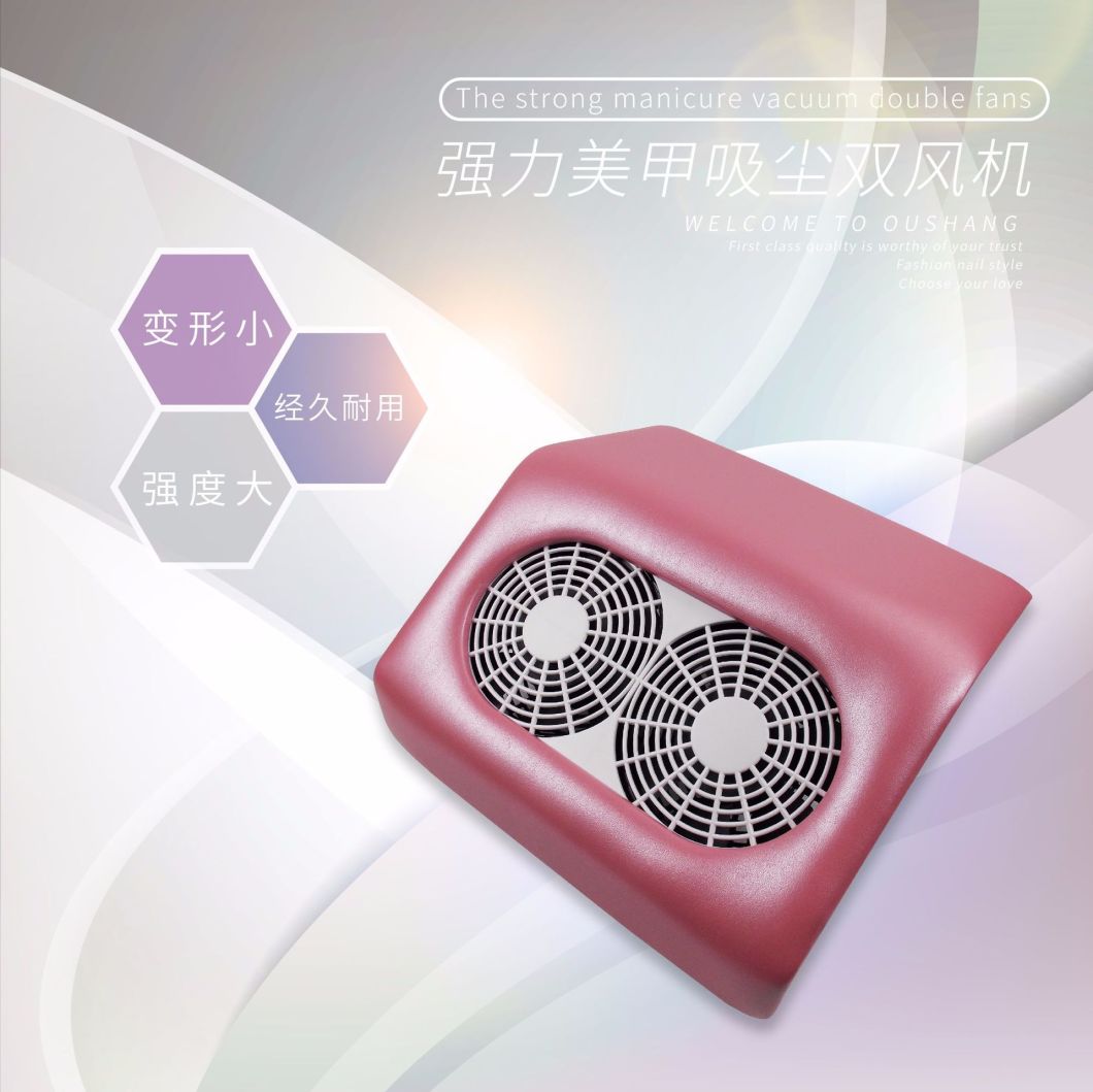 Strong Manicure Vacuum Double Fans Dust Collector Manicure Machine Tools