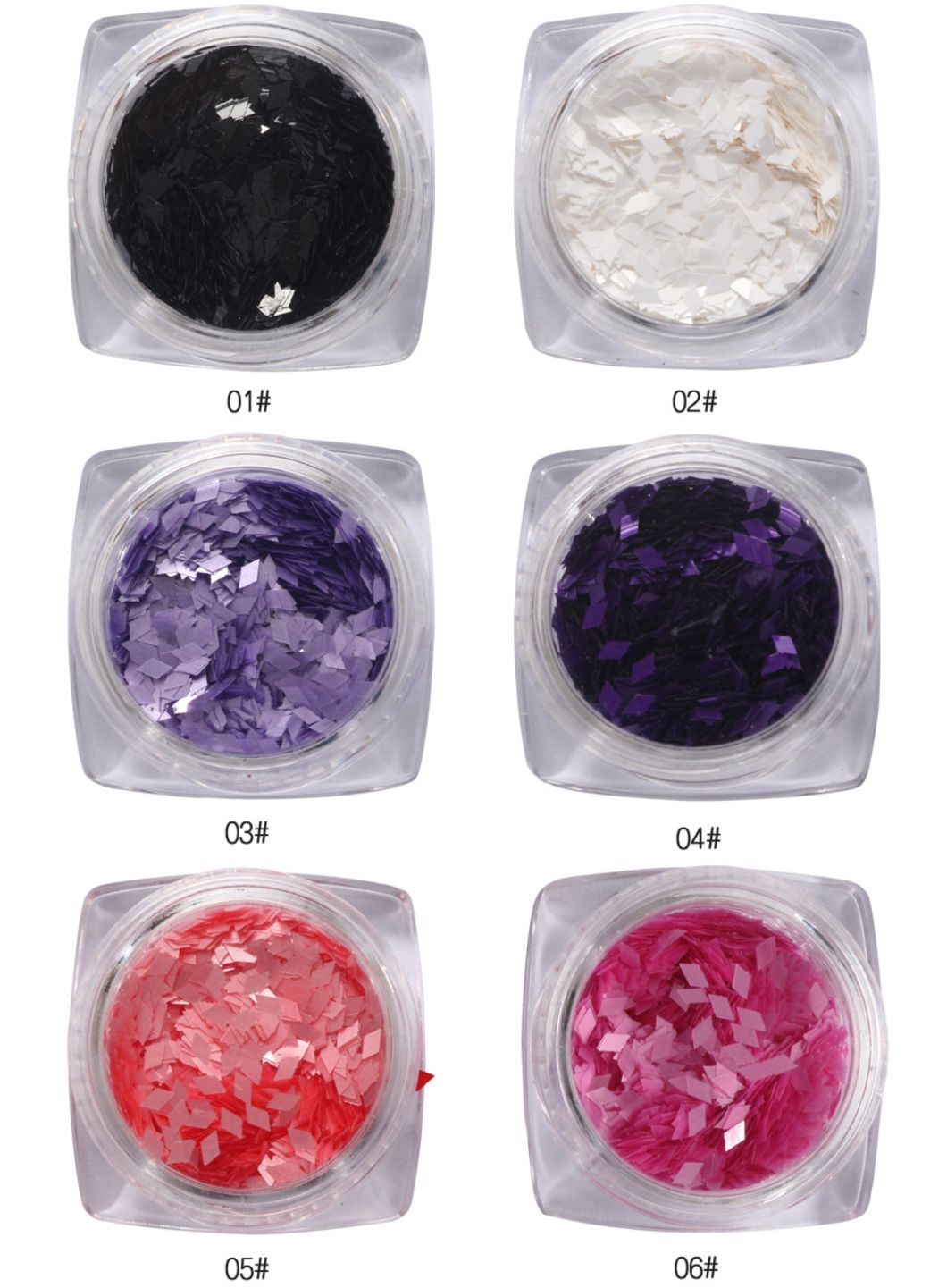 Nail Sequins Diamond Rhombus Pearl Light Paillette Manicure Nail Art