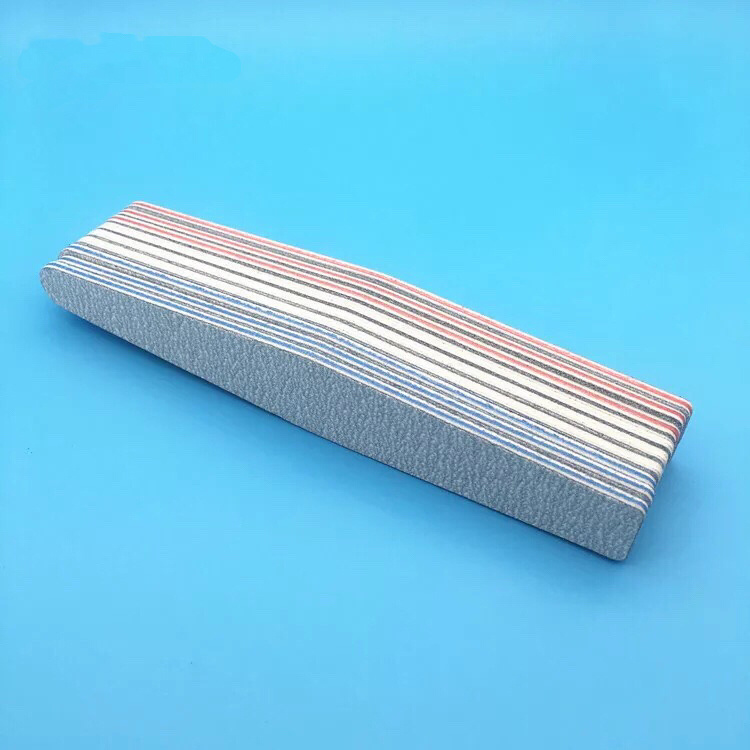 Grey Zebra Nail Files Emery Board for Nail Polish