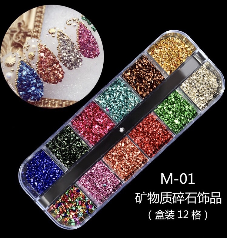 New Multi-Size Nail Rhinestones 3D Decorations Nail Art Decorations