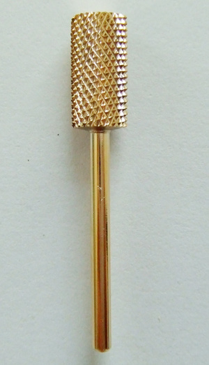Gold Carbide Electric Burr Cutter Nail Drill Nail Art Tools