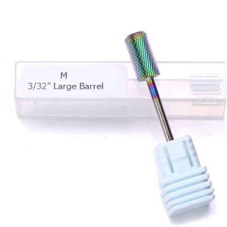 Colorful Burr Nail Drill Bit Manicure Nail Art Tool Accessories