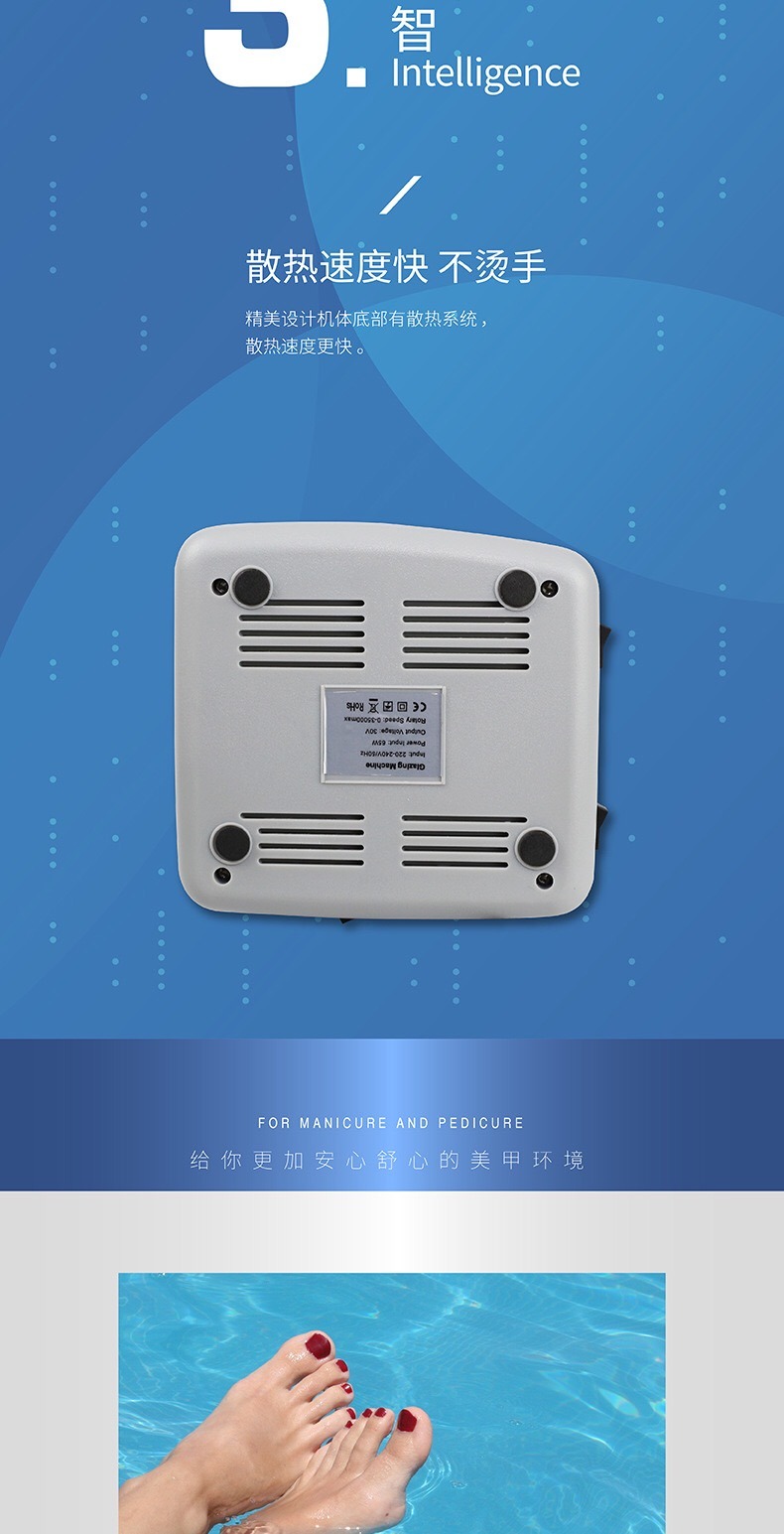 35000rpm PRO Electric Nail Drill Machine Apparatus Manicure Nail Tools