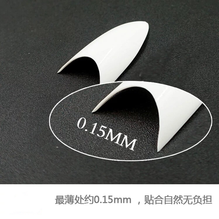 Salon Plastic Stiletto Nail Tips for Designed Art Nail