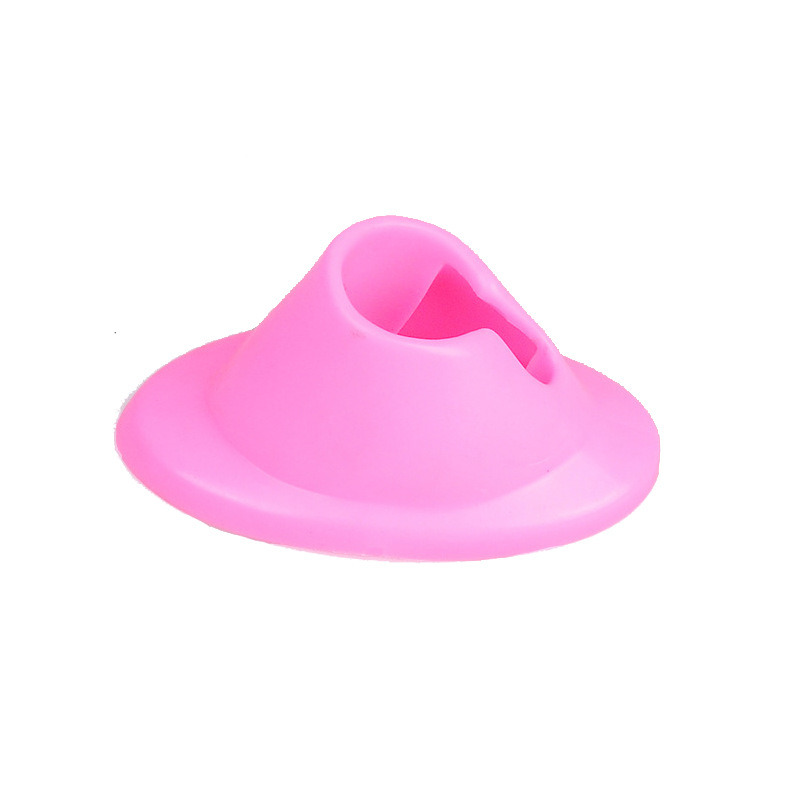 Silicone Rubber Bottle Holder Nail Art Seat Nail Polish Bracket