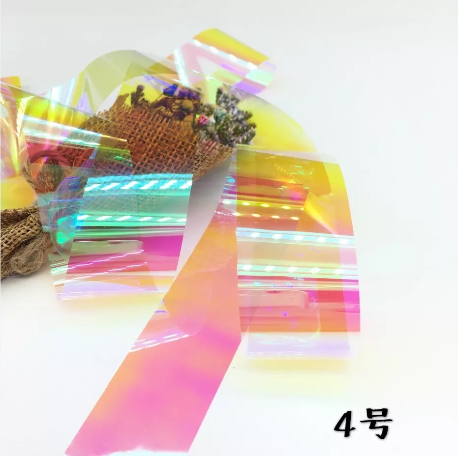 Nail Art Mirror Foil Sticker Nail Polish Wrap Nail Decorations