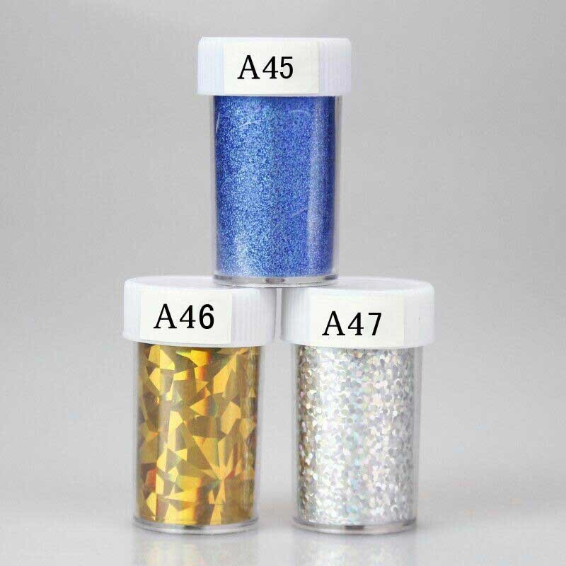 Nail Art Transfer Foils Free Adhesive Nail Tips Decorations Accessories