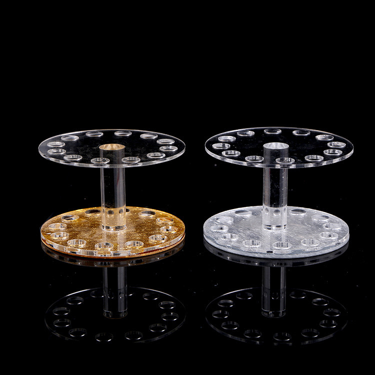 Professional Heart Round Makeup Nail Art Brush Pen Holder