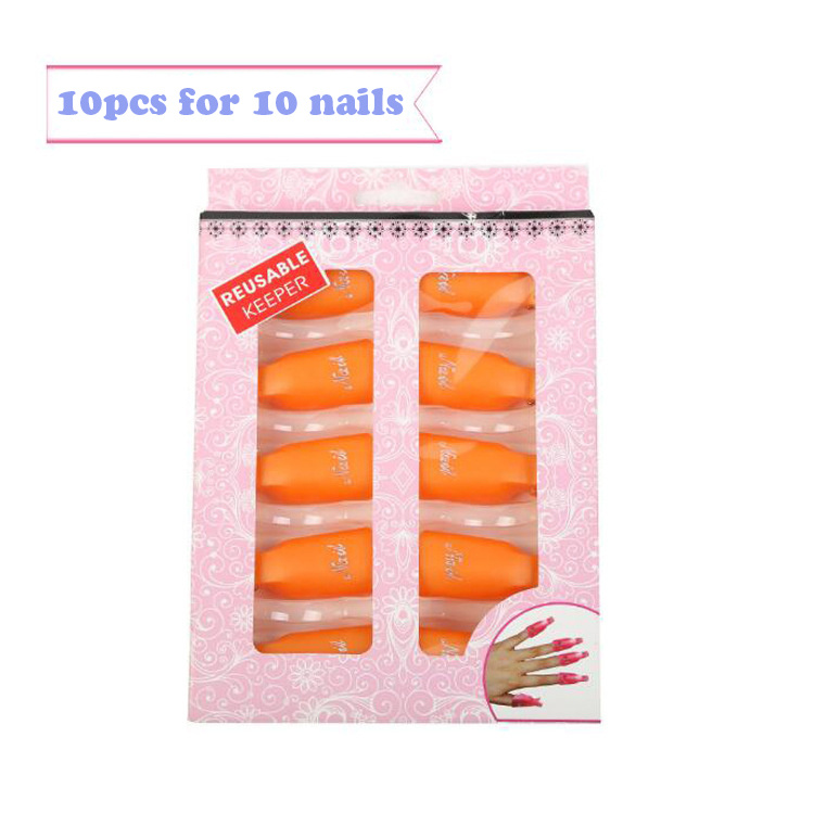 Plastic Nail Art Soak off Cap Clip Polish Remover Wrap