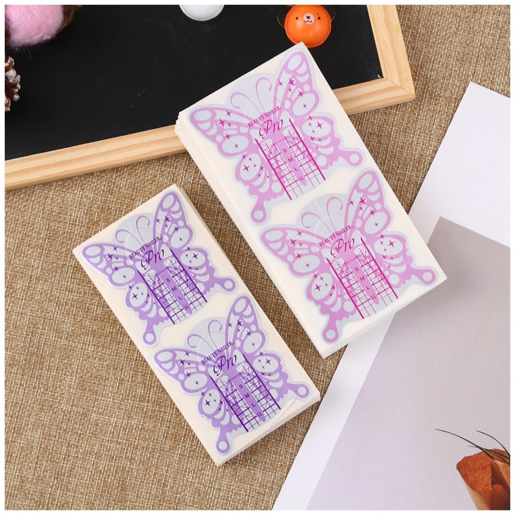 Extension Butterfly Supplies Tools Nail Art Tip Professional Nail Forms