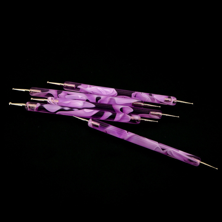 5PCS UV Gel Painting Nail Art Dotting Pen Brush Manicure Set