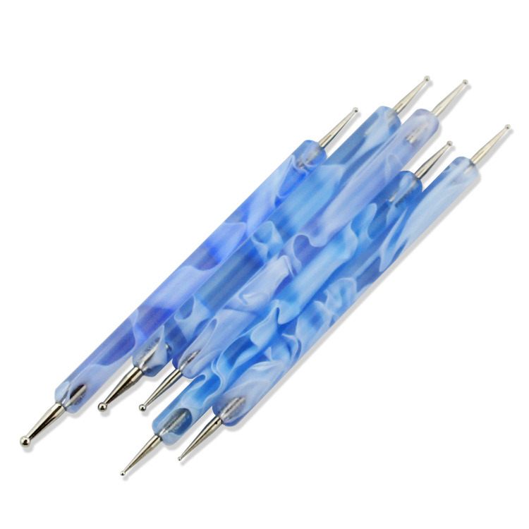 5PCS UV Gel Painting Nail Art Dotting Pen Brush Manicure Set