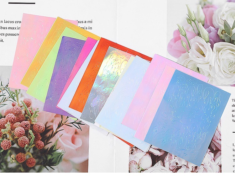 Fire Shape Nail Stickers Nail Art Stickers Nail Accessories