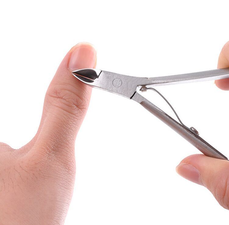 Cuticle Scissor Toenail Nipper Trimming Stainless Steel Nail Clipper Cutter