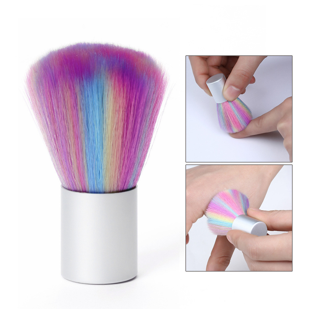 Manicure Pedicure Soft Remove Dust Clean Brush for Nail Care