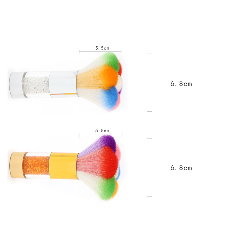 Diamond Nail Cleaning Brush Soft Nail Art Dust Cleaner Brush