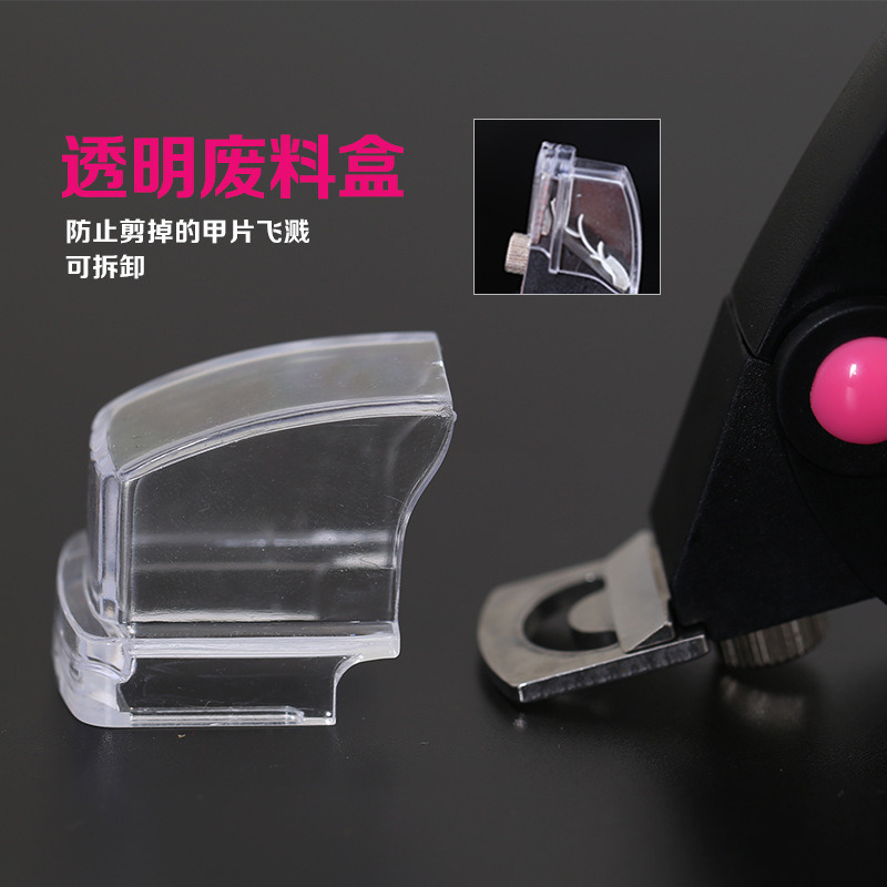 Stainless Steel Head Plastic Handle Nail Clipper Cutter Nail Care