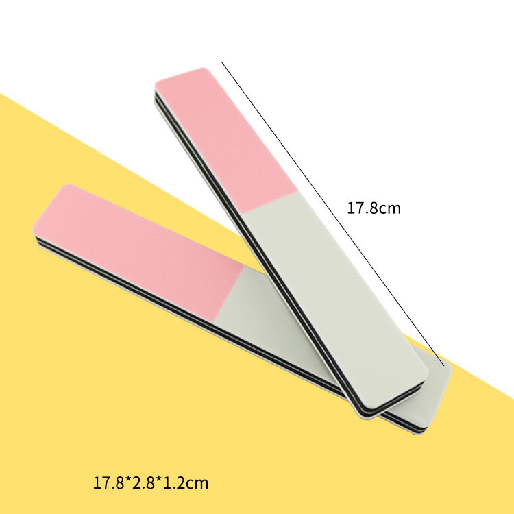 3-Way Nail File Buffing Washable Polishing Sandpaper Nail Buffer Manicure