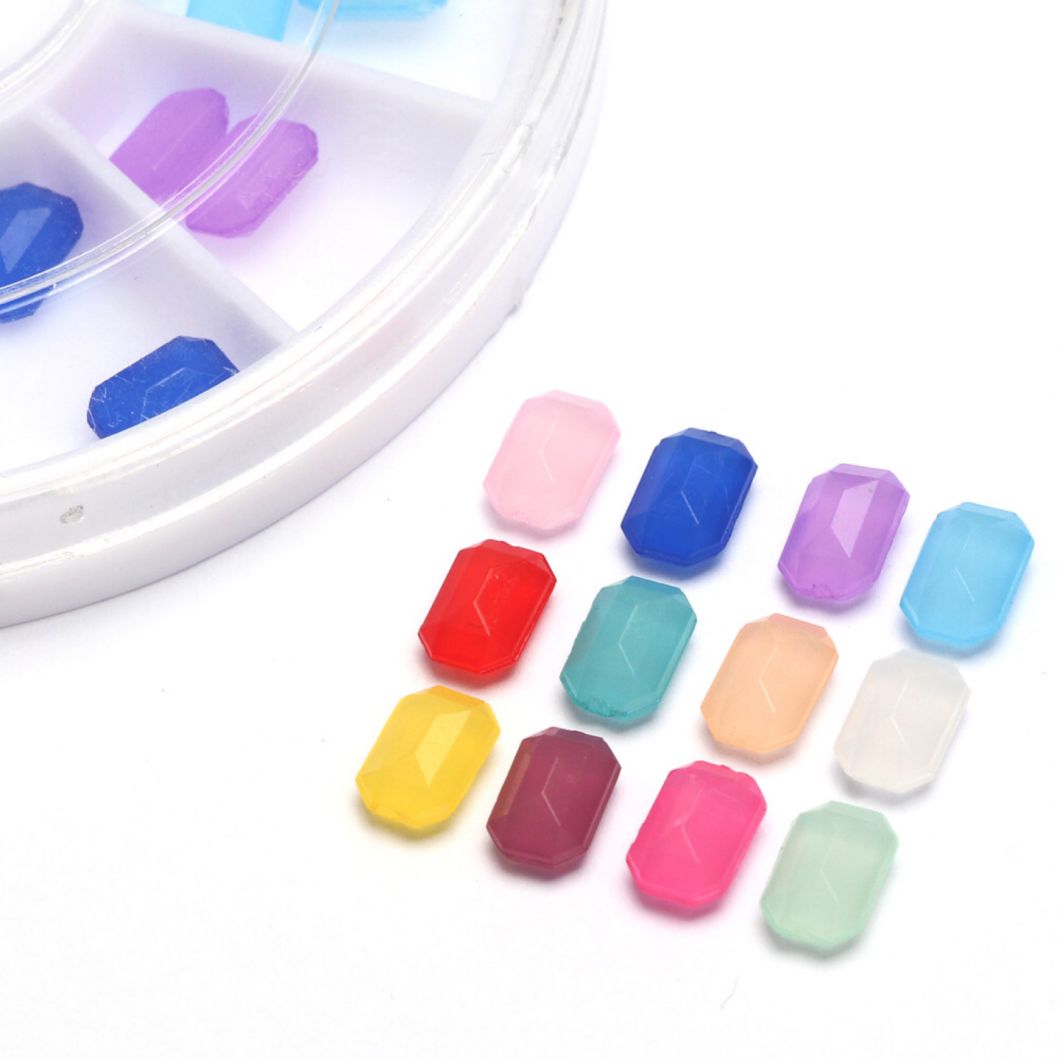 1 Box Colorful Nail Stones for Nails Art Decoration Accessories