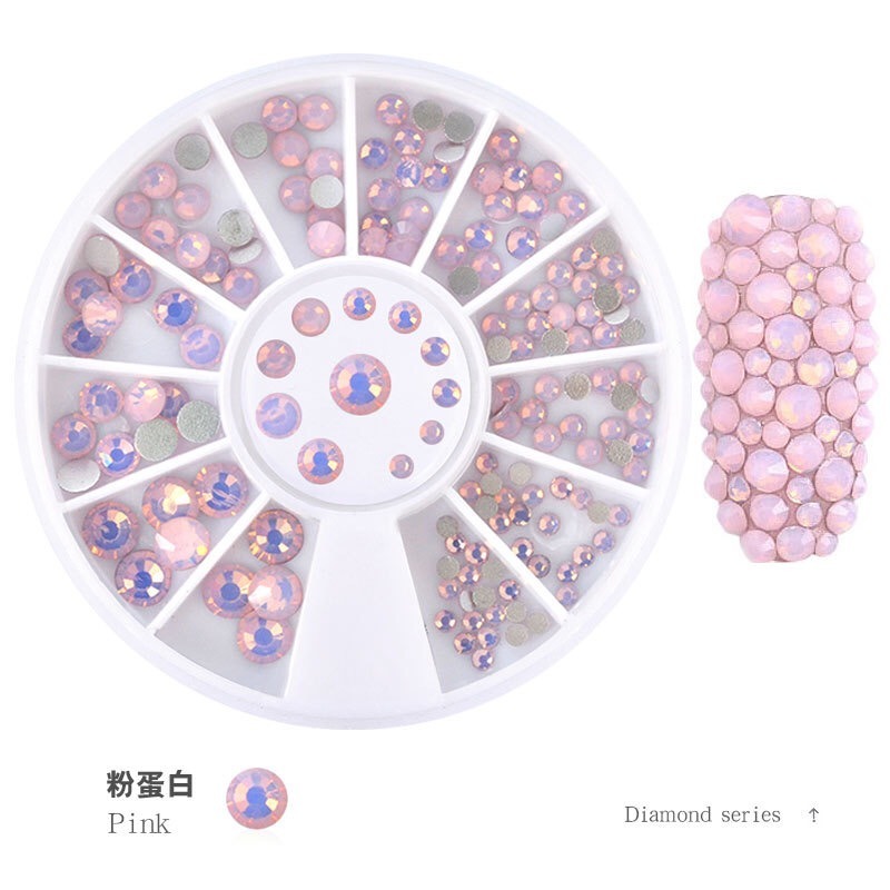 Opal Color Crystal Stones Glass Rhinestones Stones for Nails Art