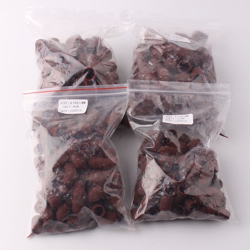 Sanding Bands Caps Sanding Caps for Nail Art Sanding Ring