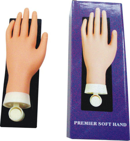 Training Hand with Board Hand Model for Nail Art Training