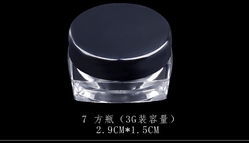 Nail Art Powder Cup Clear Dappen Glitter Nail Art Container