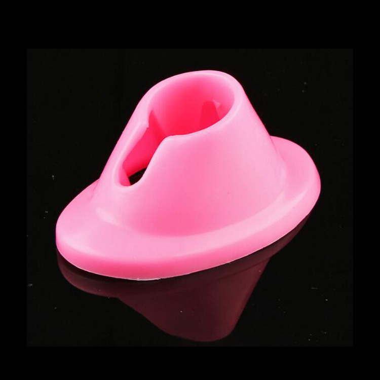 Silicone Rubber Bottle Holder Nail Art Seat Nail Polish Bracket