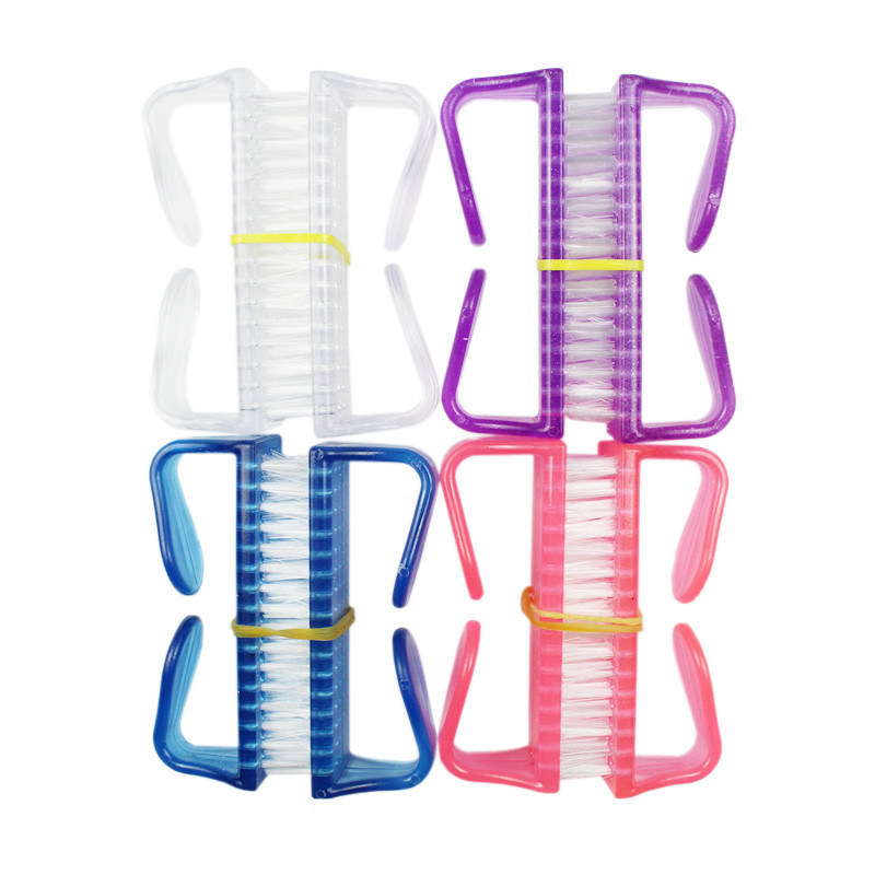 Nail Clean Brush Tool File Manicure Pedicure Soft Nail Brush