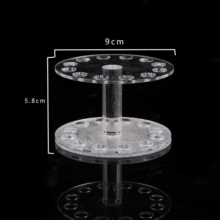 Professional Heart Round Makeup Nail Art Brush Pen Holder