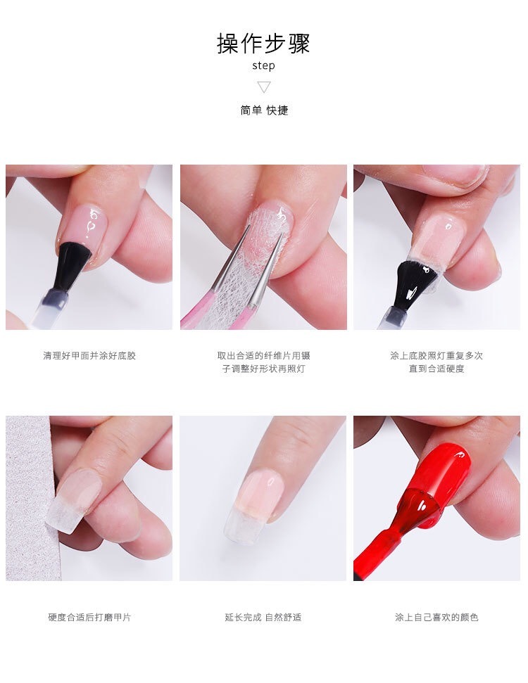 Silk Nail Sticker Anti Damage Strong Protect Reinforce Extension Sticker