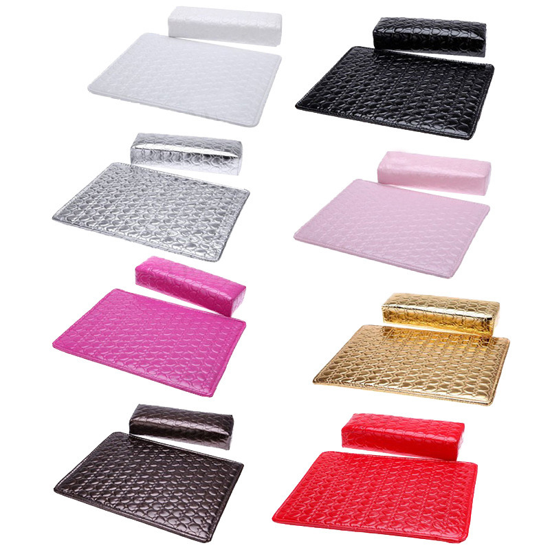 PU Leather Hand Arm Rest Cushion Nail Art Soft Pillow